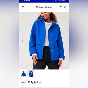 OUTDOOR VOICES rain jacket